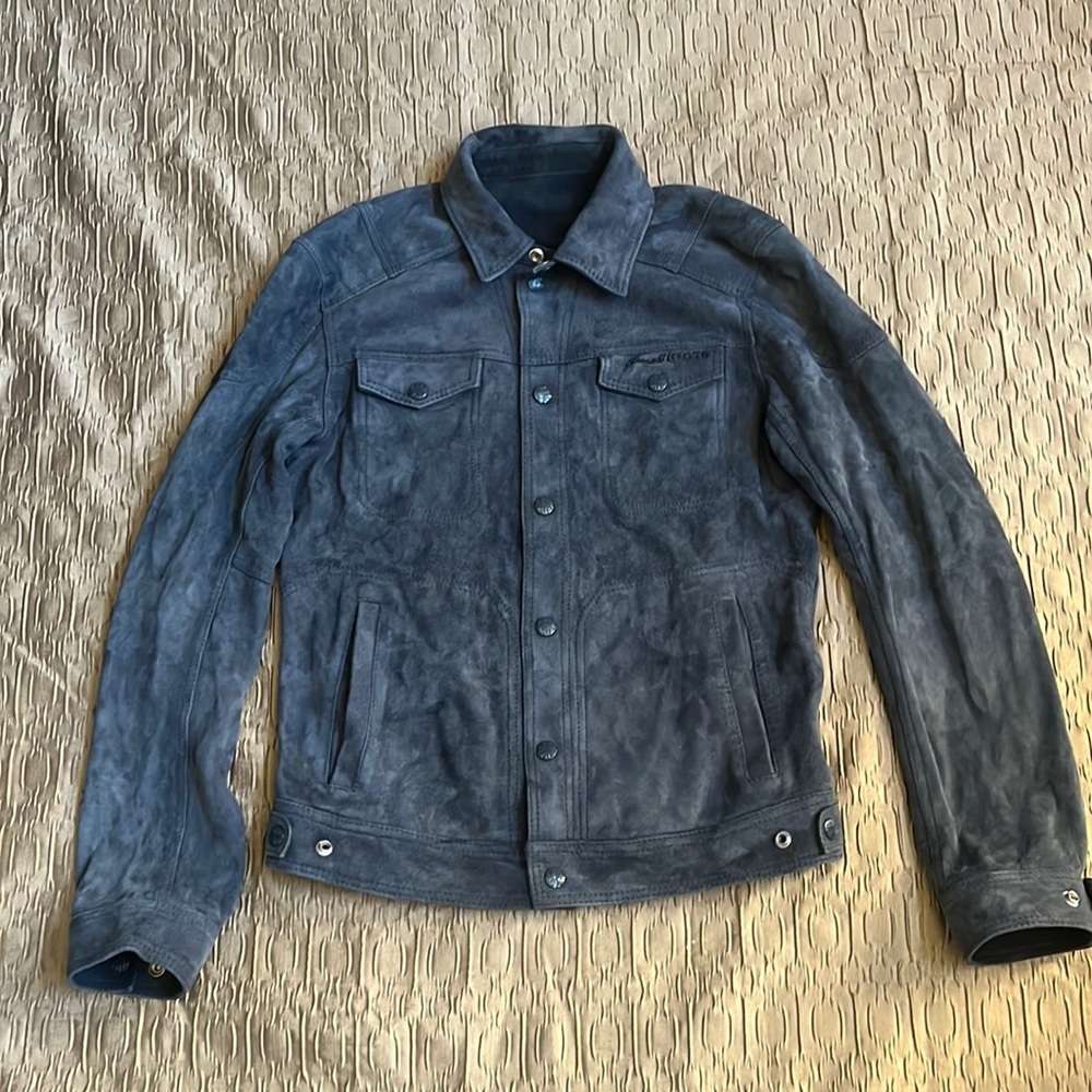 Diesel suede leather jacket SIZE L (fit slim )doble side.